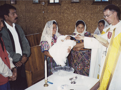 Baptême au Guatemala