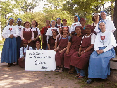 Team from Maison du pain, at the Apostles of Infinite Love