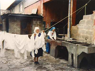 Buanderie à la mission de Guatemala