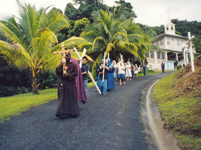 Chemin de Croix, Vendredi Saint à Porto Rico