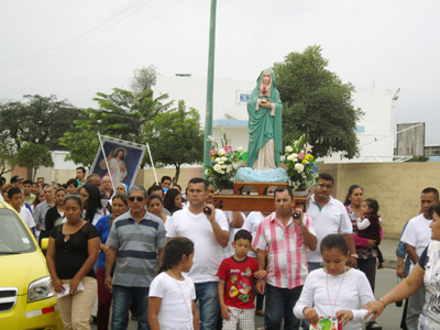 Première communion à Machala
