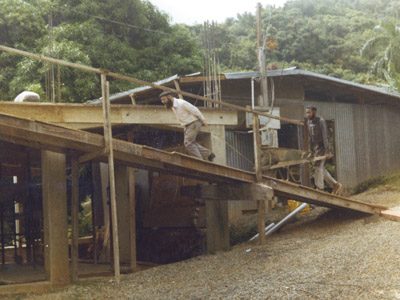 Construction de la chapelle