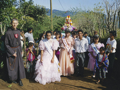 Procession en l'honneur de Notre-Dame de Guadalupe
