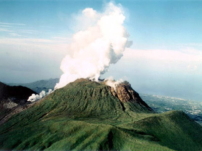Le volcan de la Soufrière, Guadeloupe