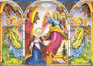 Annonciation de l'Archange Gabriel à la Vierge Marie