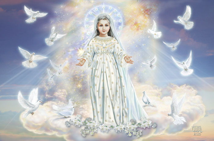 The Blessed Virgin Mary as a child