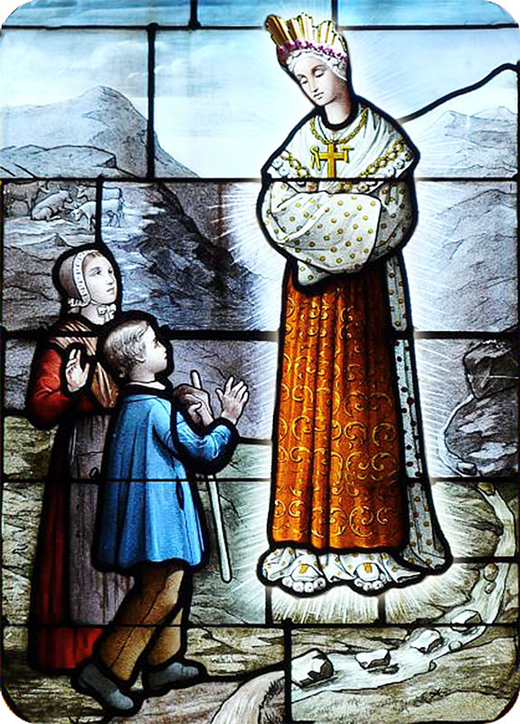 Notre-Dame de La Salette et les deux bergers