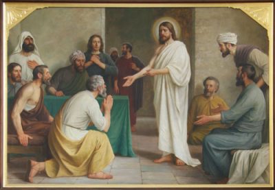 Jésus apparaît à Ses Apôtres