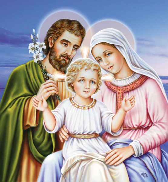 The Holy Family - Jesus, Mary, Joseph