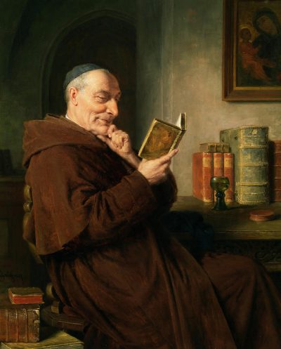 reading-monk-eduard-von-grutzner